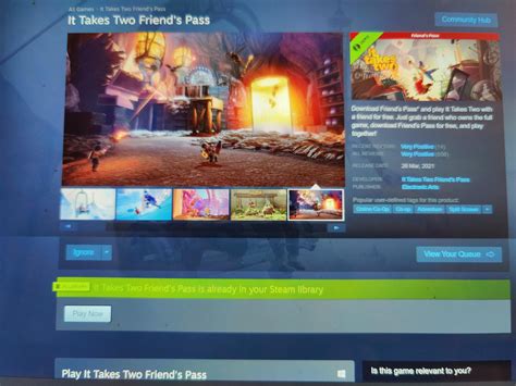 can't find It Takes Two friends pass on steam library : r/Steam