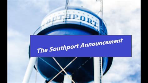 The Southport Announcement - YouTube