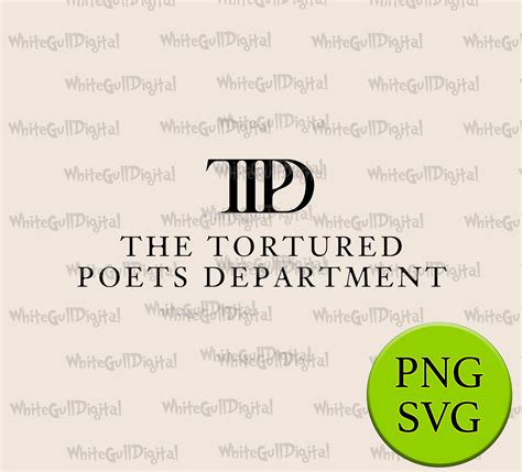 The Tortured Poets Department PNG SVG, TTPD Svg Png - Etsy