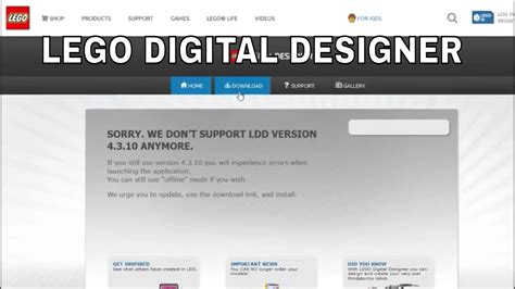 How to install LDD(Lego digital designer) - YouTube