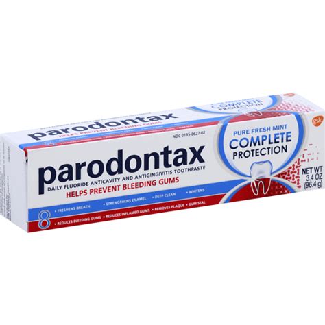 Parodontax Toothpaste, Complete Protection, Pure Fresh Mint | Shop ...