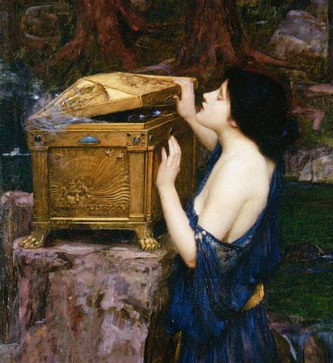 Saatchi Gallery, John William Waterhouse, Pandoras Box, Prop Design ...