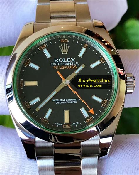 AR Rolex Milgauss 116400 Green Glass Replica Watch : Find Replica Watches