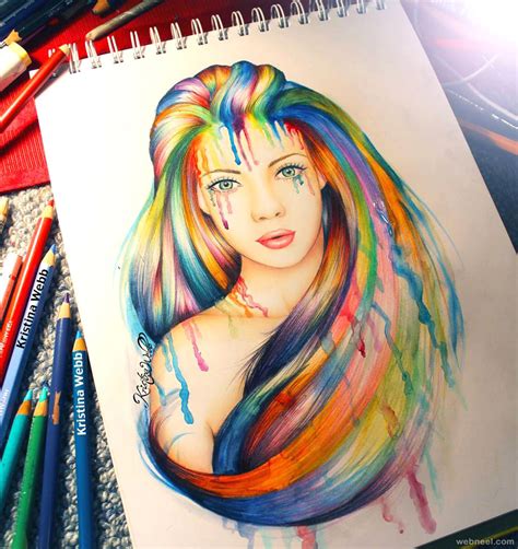 Color Pencil Drawing By Kristina 22