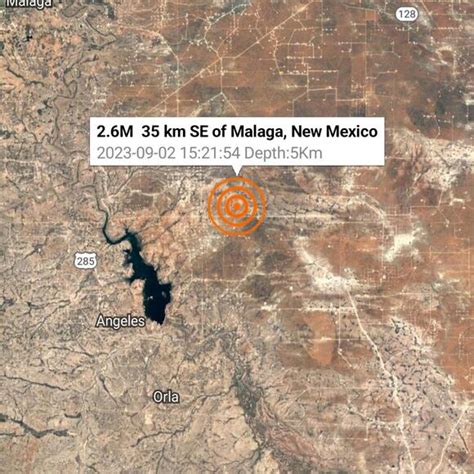 2.6 Earthquake Rattles Malaga, New Mexico