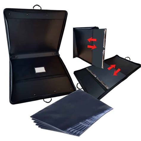 A2 Art Portfolio Case - Dual Purpose Black - Zieler Art Supplies