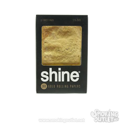 Shine – 24k Gold Rolling Papers | Smoking Outlet