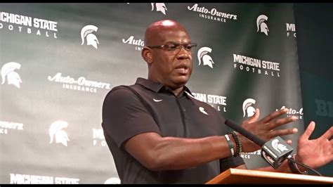 Mel Tucker Press Conference Pre-Nebraska - YouTube