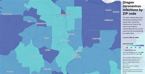 Top 10 ZIP codes with new COVID-19 cases in Oregon: Inner NE Portland ...