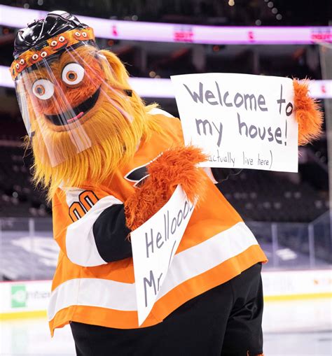 Philadelphia Flyers Mascot - Gritty - SportMascots.com