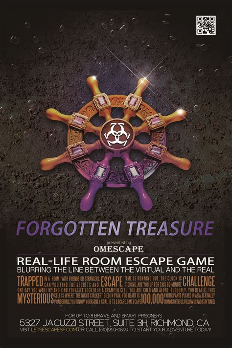 OMESCAPE - Real Room Escape Game Theme #3 Forgotten Treasure | Escape room game, Escape game ...