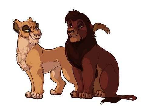 Kovu and Vitani by oCrystal on DeviantArt