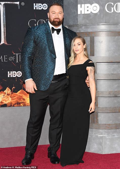 Game Of Thrones' Hafthor Julius Bjornsson and wife Kelsey Henson ...