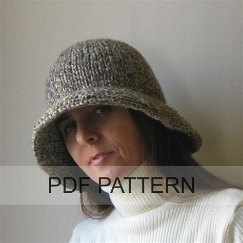 Bucket Hat PDF Knitting Pattern | Etsy