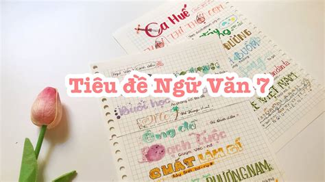 Cách trang trí tiêu đề bằng bút highlight độc đáo và tinh tế