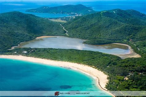 Photo of Bird's Eye view of Flamenco Beach and Lagoon