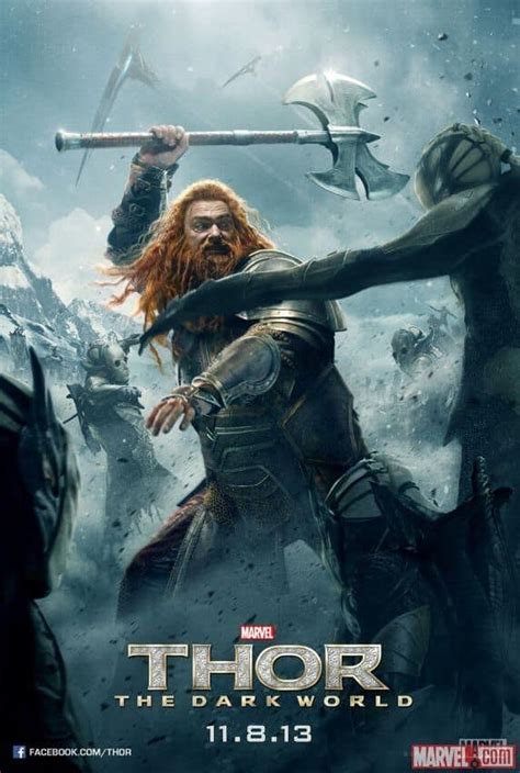 Thor The Dark World Character Posters: Zachary Levi in Battle - Movie Fanatic