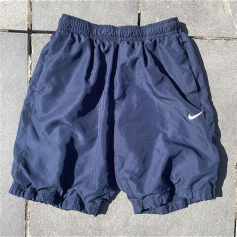 Navy nike swim shorts Size - medium Condition -... - Depop