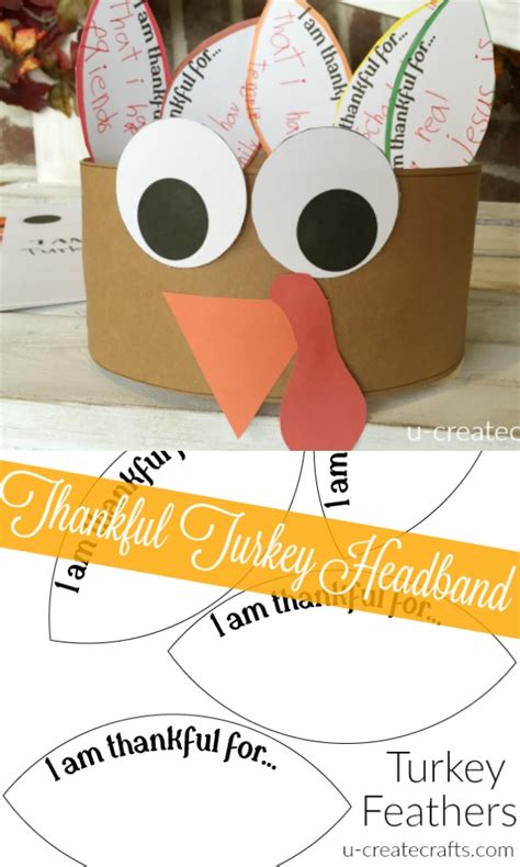 Thanksgiving Turkey Headband Printable