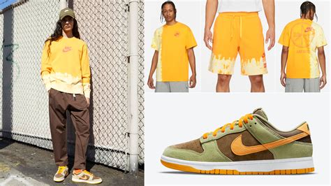 Nike Dunk Low Dusty Olive Shirts Clothing Outfits to Match