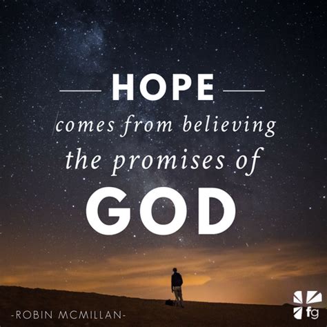 Hope Is Built on God’s Promises | Robin McMillan - FaithGateway