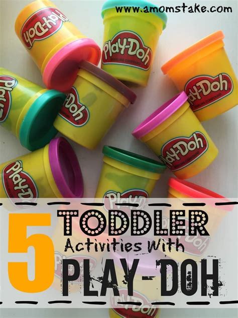 5 Play-Doh Activities for Toddlers - A Mom's Take