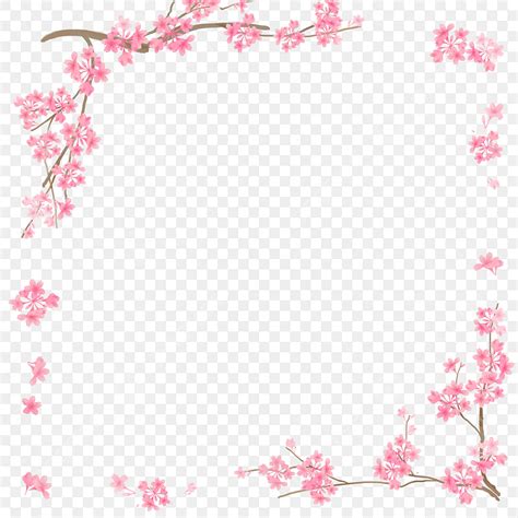 Cherry Blossom Border Templates