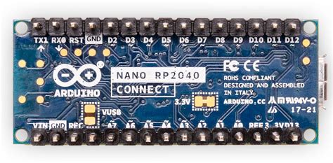 Arduino Nano RP2040 Connect builds on Raspberry Pi silicon