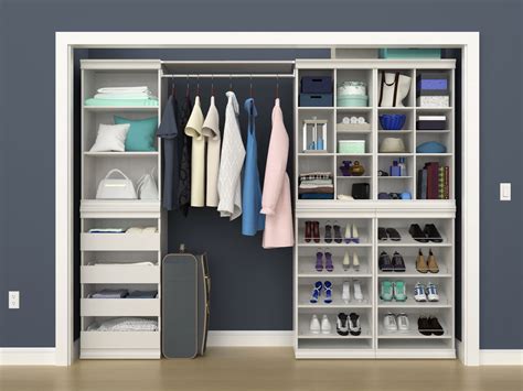 ClosetMaid 4566 Modular Closet Storage Stackable Shoe Shelf Unit, White | Closet system, Modular ...