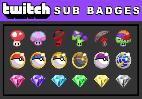 Twitch Sub Badges