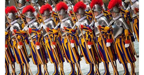 Happy Easter: Guns of the Vatican's Swiss Guard, the world's oldest ...