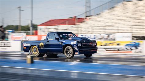 Michael Westberg's Chevy S10 from Day 1 of HOT ROD Drag Week 2022