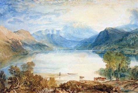 Hand Painted J. M. W. Turner Paintings Mountain Landscape - Etsy UK