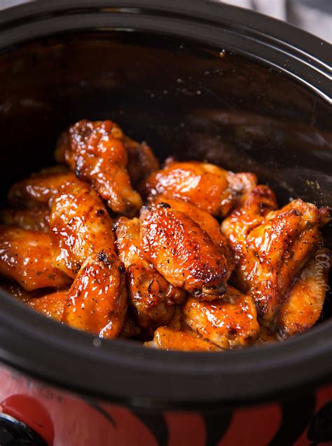 slow cooker buffalo chicken wings