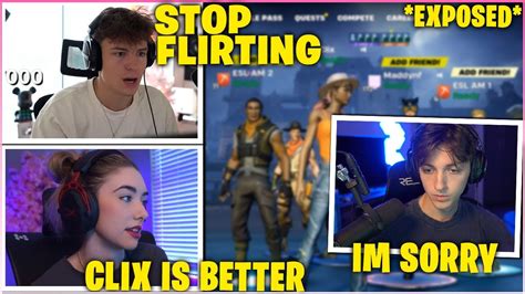 CLIX EXPOSED Somerset's EX-BOYFRIEND, then EMBARRASSED him in 2v2 ZONE WARS WAGER (Fortnite ...