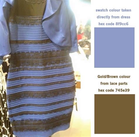 Color Hex Codes | The Dress / What Color Is This Dress? | Know Your Meme