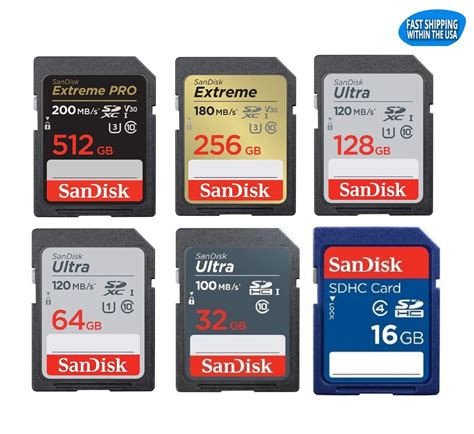 Sandisk SD Cards 16GB 32GB 64GB 128GB 256GB Extreme Pro Ultra Memory Cards lot – Thư viện Quản ...