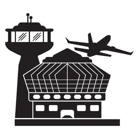 Airport icon logo vector design template illustration 31718651 Vector ...