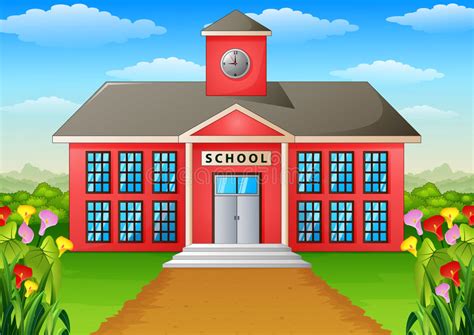 Cartoon School Building – 101 Clip Art