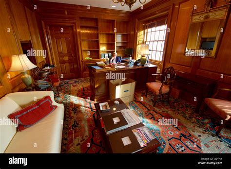 U.S. Secretary of State John Kerry sits in a barren office and reviews his departure comments ...