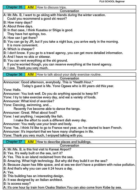 Curriculum Intermediate Level - FUJI SCHOOL