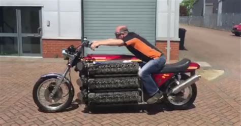 This 48-Cylinder Kawasaki Motorcycle Is Absolute Bonkers