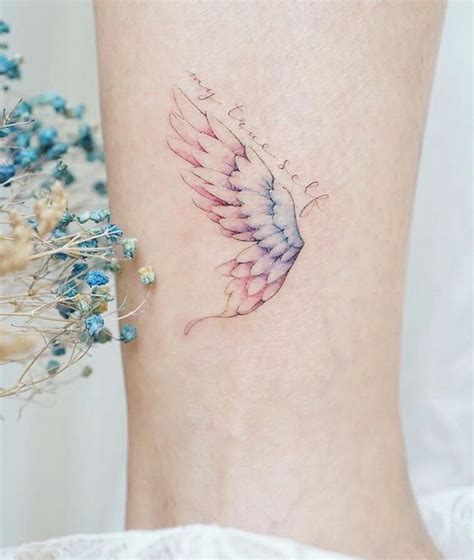 Wrist Heaven Small Angel Wings Tattoo - Best Tattoo Ideas