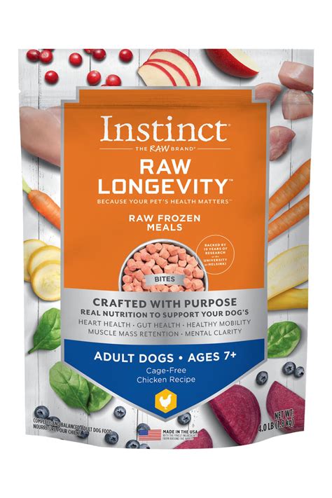 Instinct Longevity Chicken Bites Raw Senior Dog Food in Austin, Texas ...