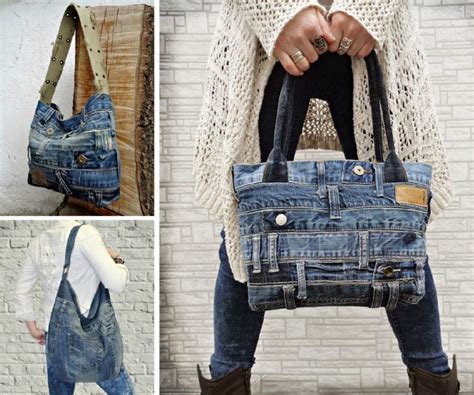 Denim Jeans Bag Pattern Easy DIY Video Tutorial | Denim purse, Diy bags jeans, Denim bag