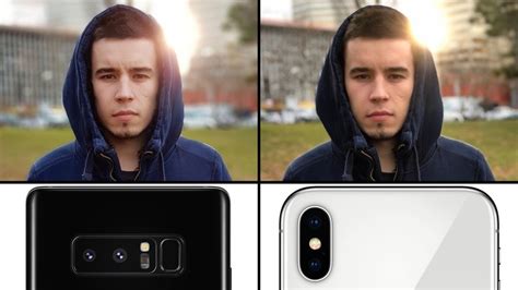 Camera comparison: Apple's iPhone X vs. Samsung's Galaxy Note 8