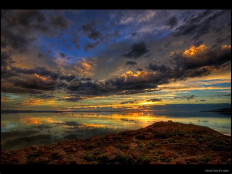 Antelope Island Sunset HDR | Hello again everyone. This is a… | Flickr