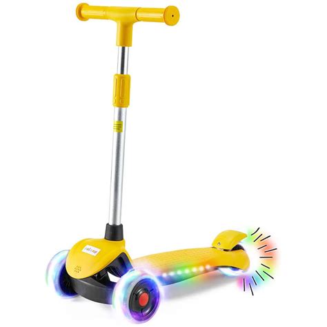 Scooter for Kids, LED Light-up Scooter, Kids Scooter with 3 Wheel LED ...