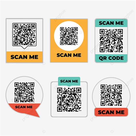 Barcode Label Vector Design Images, Barcode Label Design Collection, Barcode, Label, Scan Me PNG ...