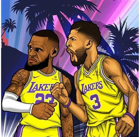 Pin by Al Hughes on Basketball Art | Lebron james lakers, Nba pictures ...